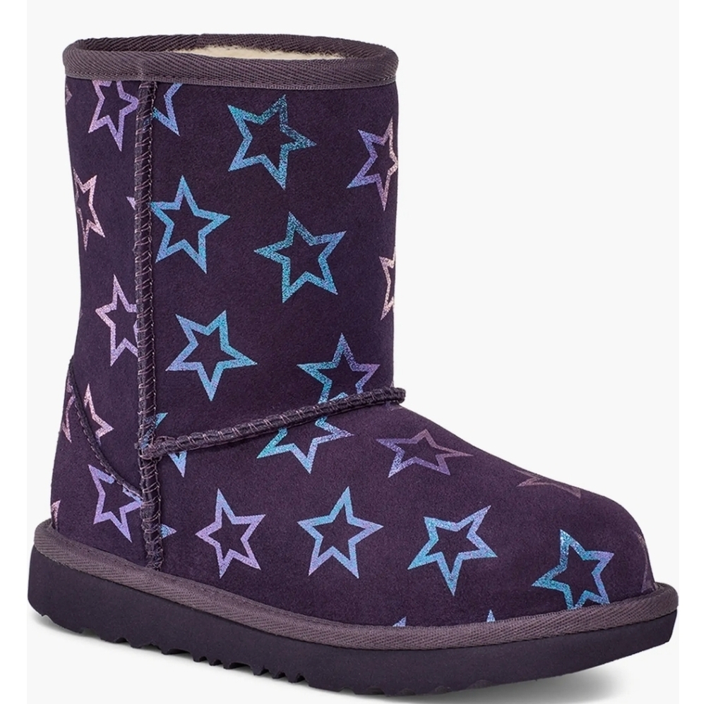 Ugg Kids' Classic II Iridescent Stars Boot Sz 7 (C7)
